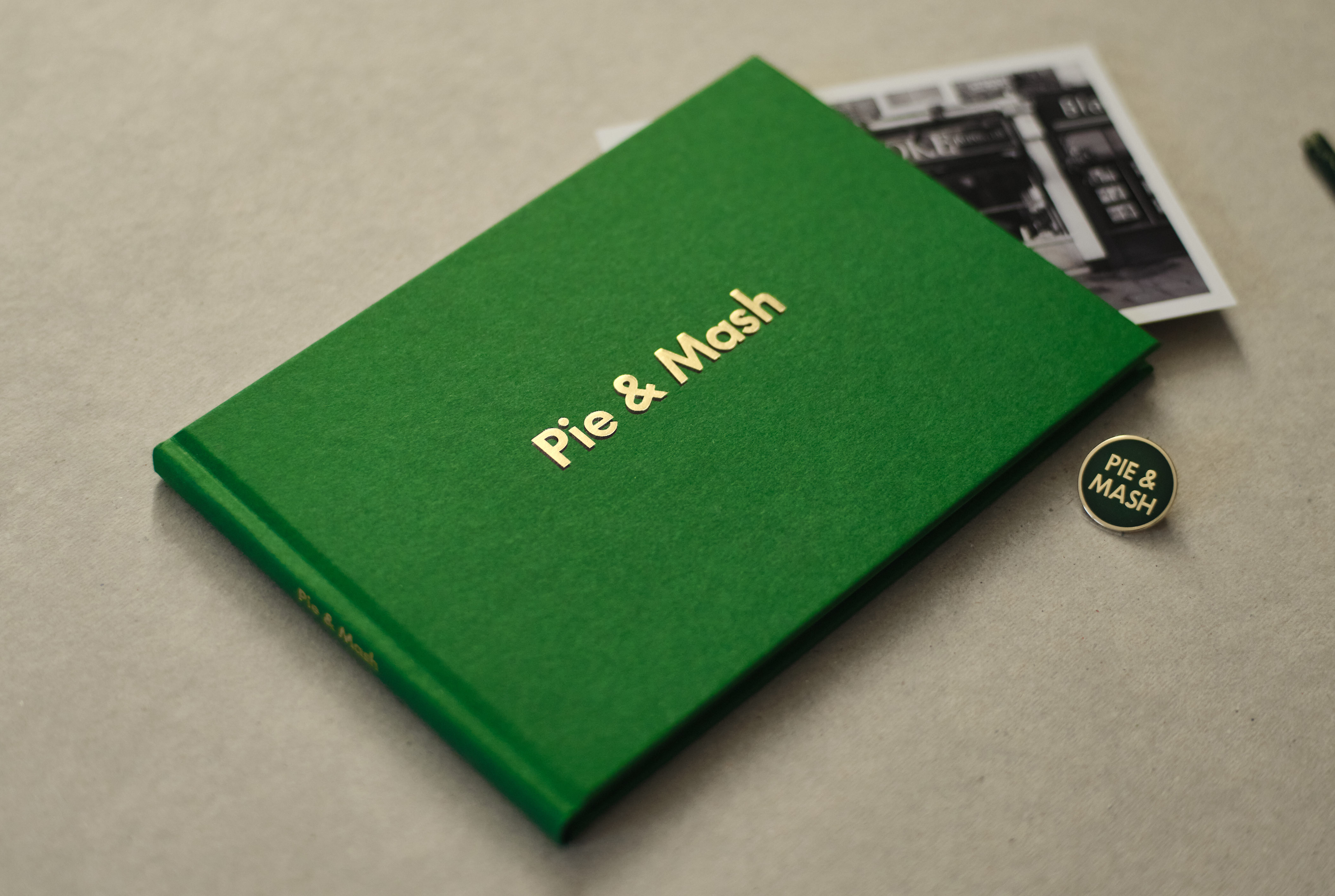 Pie & Mash London - Signed Book and Badge Offer
